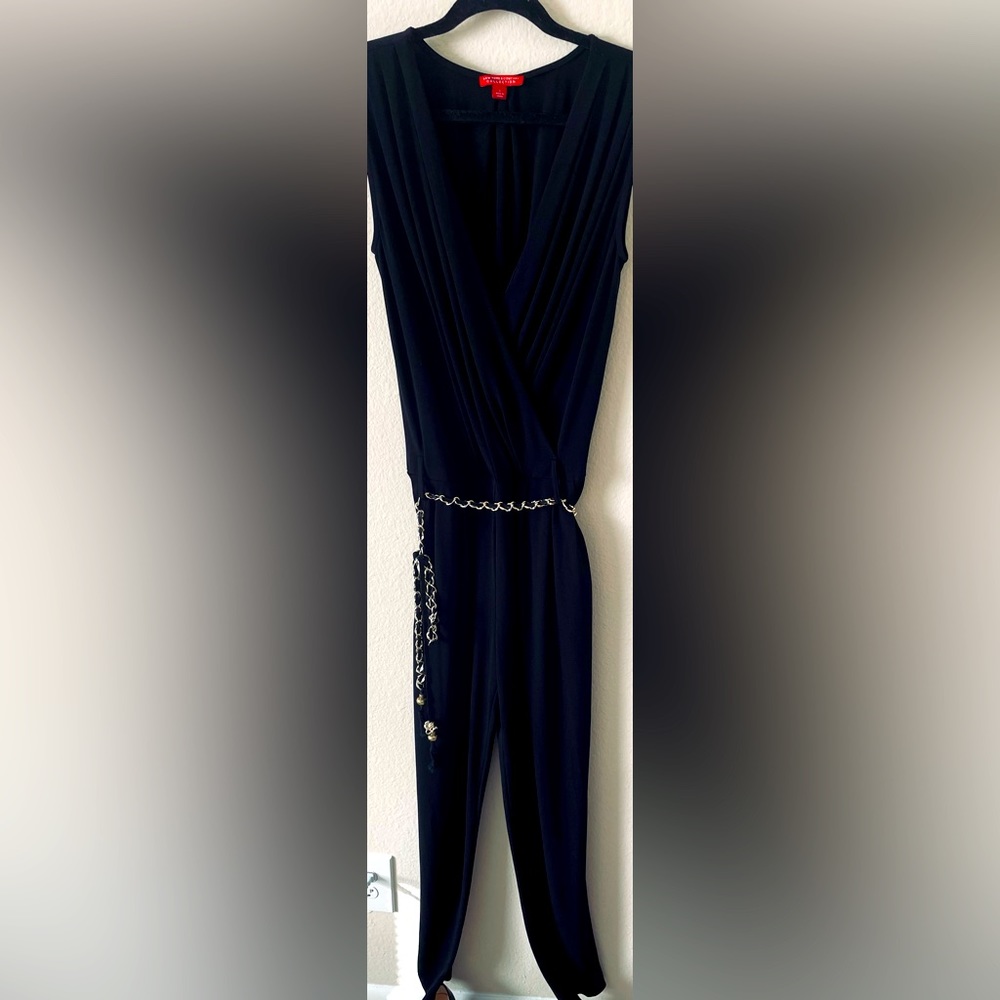 Black Dress Jumpsuit